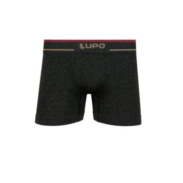 Imagem de Cueca Boxer Lupo 00733-004 Adulto Sem Costura Poliamida T. P/GG, M, 97