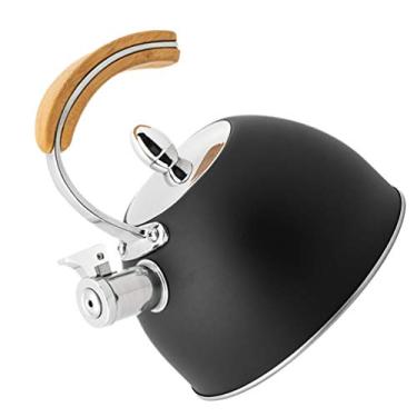 Imagem de Xícaras Espresso Chaleira Assobiando Chaleira 3L Chaleira Assobiando Bico Assobiando Aço Inoxidável Alça Antiquente Bules de Chá para Fogão Branco Chaleira Água Chaleira Chaleira Fogão