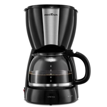 Imagem de Cafeteira Britânia CP30 Inox Preta 127V