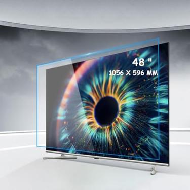 Imagem de AMDHZ Monitor de tela de privacidade imagem clara, protetor de tela, fácil de montar, previne miopia, adequado para LCD, LED, OLED 4K e QLED (Cor: Versão HD, Tamanho: 48 polegadas 1056 x 596 mm)