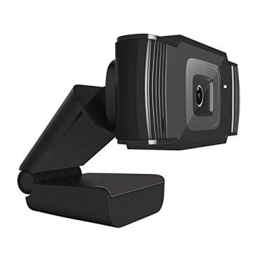 Imagem de Aoresac Webcam 1080P, Foco Automático, Vídeo HD 30fps, Microfone Com Redução de Ruído, Câmera de Laptop USB Plug and Play, Webcam Grande Angular