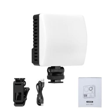 Imagem de Dpofirs Luz de Vídeo RGB 84 LED Luz de Preenchimento Regulável para Fotografia Vlog, Mini Portátil de Câmera de Bolso RGB de 10W para Retratos, Crianças, Casamentos, 1800K-9000K