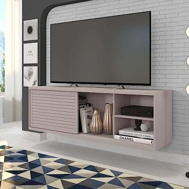 Imagem de Rack Suspenso para Tv até 55 Polegadas 136cm em Bp Porta Pier Multiverso Espresso Móveis