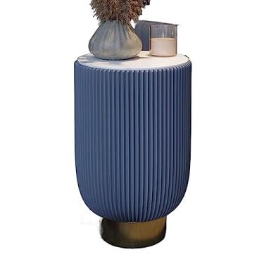 Imagem de Mesas de cabeceira pequenas modernas, mesas laterais de sofá de cabeceira, mesa de centro pequena para sofá, cama, sofá, mesa lateral para quarto, sala de estar, 35 x 51 cm, simples