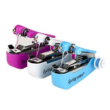 Imagem de Máquina de Costura Portátil Manual Bolso Compacta Prática Fácil Usar Alta Durabilidade Uso Diário Ferramenta para Casa