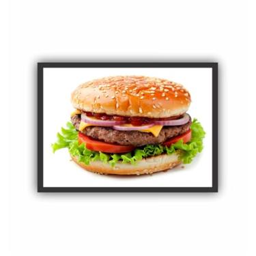 Imagem de Quadro Decorativo Hamburguer 657 (45x33)