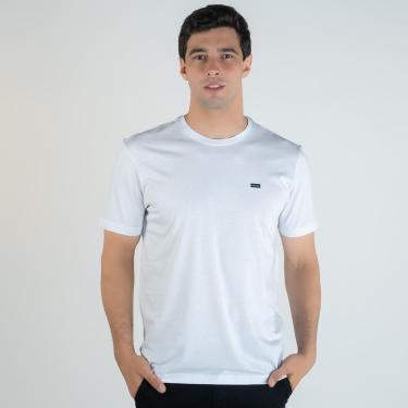 Imagem de Camiseta Calvin Klein Algodão Egípcio Branca-Masculino