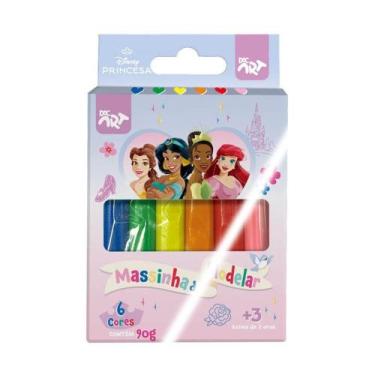 Imagem de Massinha De Modelar 6 Cores Princesas Dac