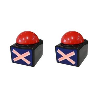 Imagem de Botão De Resposta Vermelho Com Som E Luz Para Show De Jogos E Festas 1