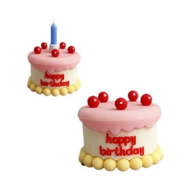 Imagem de Topo De Bolo Coelhinho Rosa Para Festa De 1º Aniversário De Meninas De