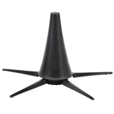 Imagem de Suporte de clarinete, suporte de metal destacável com design de botão em espiral, suporte de 5 pernas para colocação de instrumentos, dobrável,