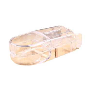 Imagem de Divisor De Comprimidos Portátil Com Suporte E Caixa Para Fácil Acesso 