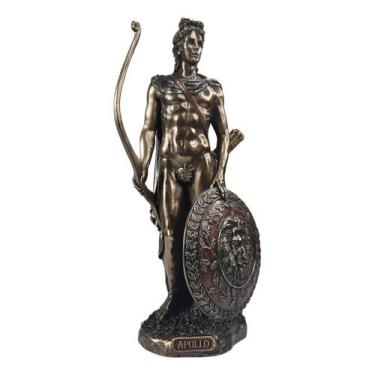 Imagem de Estátua Apollo Deus Grego Em Resina Decorativa - Tenda Medieval