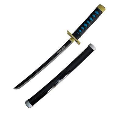 Imagem de Katana Tanto Decorativa Tokito Muichiro Aço 42cm Com Suporte - Tenda M