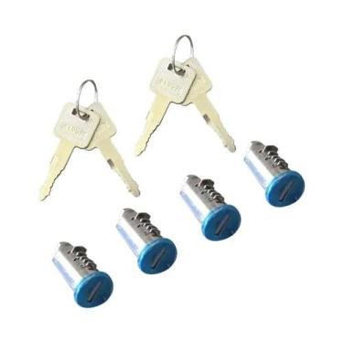 Imagem de Conjunto De Trava Para Bagageiro De Teto Thule Halfords Com 2 Chaves, 