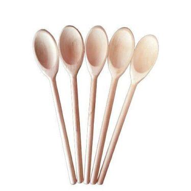 Imagem de Colher de pau 30 cm kit com 5 peças - alves