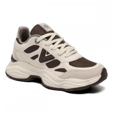 Imagem de Tenis Via Marte 15802321 Chunky Feminino, Bege, 37