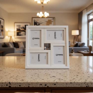 Imagem de Porta Retrato Mosaico 34x34cm Para 4 Fotos 10x15