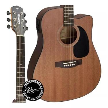 Imagem de Violão acústico giannini performance gf-1d ceq ws sapele