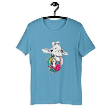 Imagem de Camiseta Blusa Feminina Girafinha On Music-Feminino