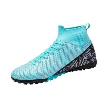 Imagem de Chuteiras De Futebol Para Meninos, Sapatos De Futebol De Cano Alto Par