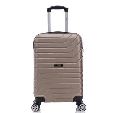 Imagem de Mala de Viagem Bordo rodas 360 ABS cadeado Embutido tripx, Champanhe