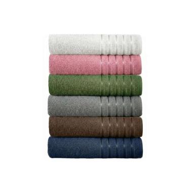 Imagem de Kit 6 Toalhas De Rosto 45x75cm 100% Algodão Felpuda Avulsa Comfort Tek