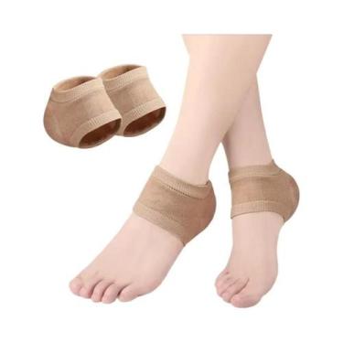 Imagem de Meias De Gel Para Calcanhar, Almofadas Para Pés, Palmilhas Absorventes