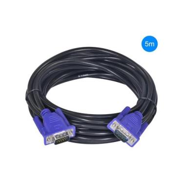 Imagem de Cabo Vga D-sub 15 Pinos Para Monitor 5 Metros Vga-5 - VINIK