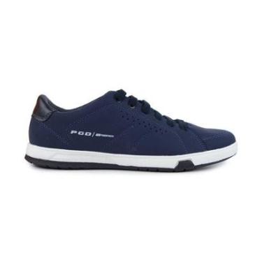 Imagem de Sapatênis Masculino Pegada Microfibra Marinho - 1704-Masculino