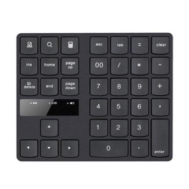 Imagem de Teclado Numérico Usb Sem Fio 35 Teclas De Carregamento Mini Teclado RE
