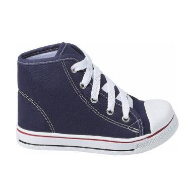 Imagem de Tênis Infantil Cano Alto Masculino Feminino Botinha Escolar - Fashione