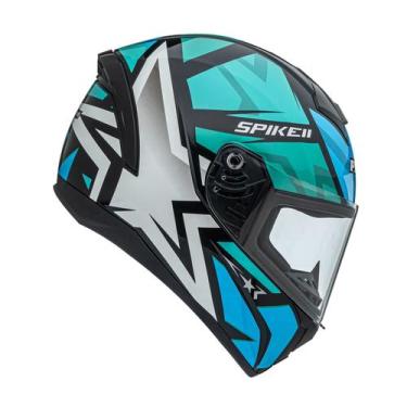 Imagem de Capacete Moto Masculino Feminino Peels Spike 2 1ST, Preto Brilhante Ve