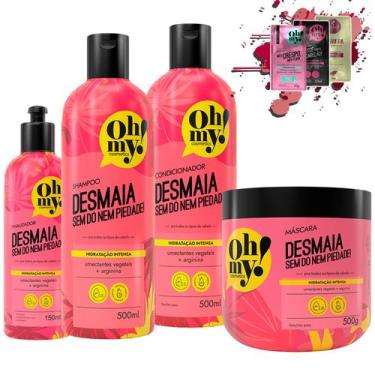 Imagem de Kit Oh My Desmaia Sem Dó E Nem Piedade 500ml 4 Itens - Oh My Cosmetics