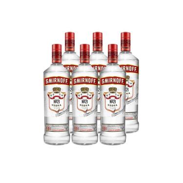 Imagem de Combo Vodka Smirnoff 998Ml - 6 Unidades
