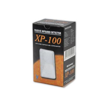 Imagem de Kit 2 Sensor Infravermelho Passivo XP-100 com Fio Alarme Ângulo 100 graus  LED Indicador Hombrus