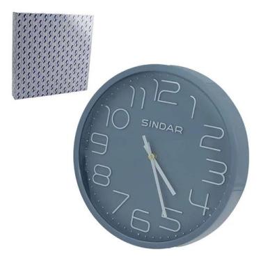 Imagem de Relógio De Parede 29cm Silencioso Sweep Movement Moderno Cor da estrut