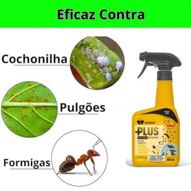 Imagem de Anti Insetos Controle de Pragas Inseticida Plus 500ml Mata Elimina Con