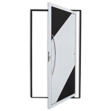 Imagem de Porta Pivotante Lambril Savana com Puxador Super 210cm x 120cm Brimak 