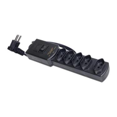 Imagem de Filtro de Linha com Dps 4,5ka Bivolt Preto Margirius Cor:preto - MG Ma