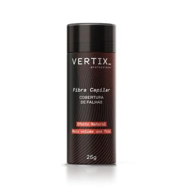 Imagem de Fibra Capilar Para Cabelos Castanho Claro 25g Vertix