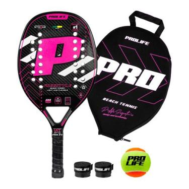 Imagem de Raquete Beach Tennis Freestyle - Prolife, Rosa flúor