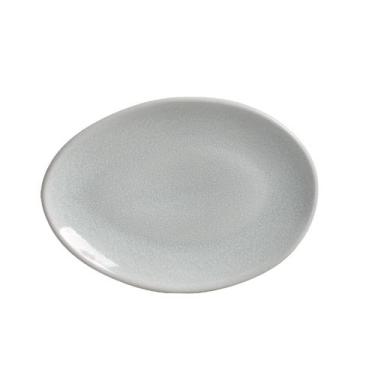 Imagem de Conjunto com 6 Pratos de Sobremesa Oval Orgânico Ceu 22,5x16,5x2,5cm -