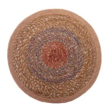 Imagem de Lugar Americano 37cm Fibra Natural Juta Colorido Wolff Mesa Posta Jant