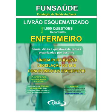 Imagem de Apostila Enfermeiro Funsaúde Ceará - Livrão esquematizado - 2021