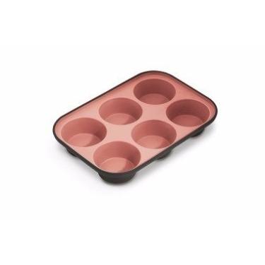 Imagem de Forma Para Fazer Muffin Ou Cupcake Anti Aderente Em Silicone