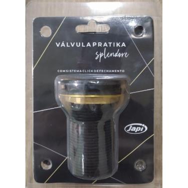 Imagem de JAPI VALVULA DE ESCOAMENTO SPLENDORE JVPKK PRATIKA 1.1/4" PRETA BLACK