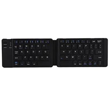 Imagem de Teclado dobrável, teclado sem fio Bluetooth portátil, para computador tablet, para jogos de escritório em casa