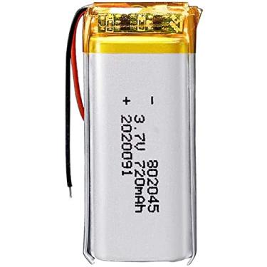 Imagem de Bateria de polímero de lítio Lipo 802045 3 7v 720mah Bateria para equipamentos de beleza