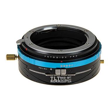 Imagem de Fotodiox Pro Tlt Rokr – Adaptador de montagem de lente inclinada/deslocamento para lentes Nikon NIKKOR F Mount G-Type D/SLR para micro quatro terços (MFT, M4/3) corpo da câmera sem espelho